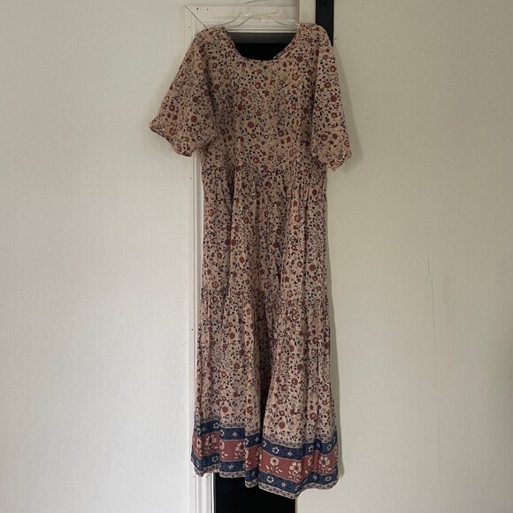 Christy Dawn The Theo Dress in Sand Anemone Vine - Picture 4 of 4